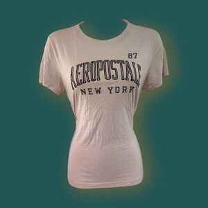 Aeropostale classic crew basic graphic tee